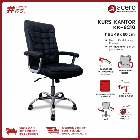 Kursi Kantor Roda - KK 6210