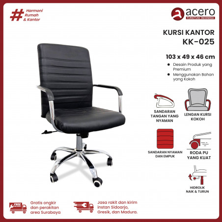 Kursi Kantor Roda - KK 025