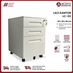 Meja Laci Besi - LC02