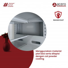 Rak Buku Besi 6 Tingkat - AABS101