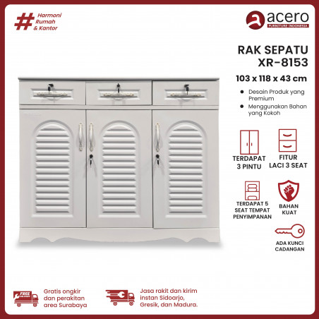 Rak Sepatu Besi - XR8153