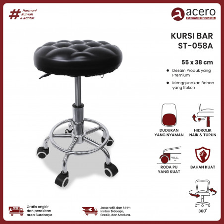 Kursi Stool Bulat - ST 058A
