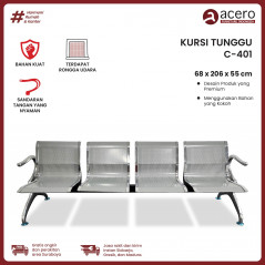 Kursi Tunggu Besi - C401