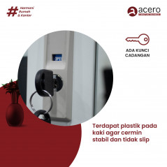 Lemari Besi Sliding 2 Pintu - AF 90cm