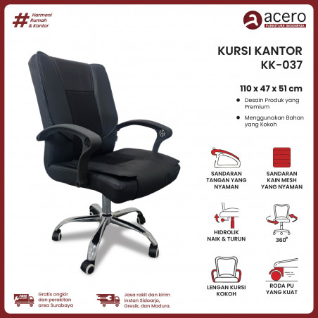 Kursi Kantor Roda - KK 037