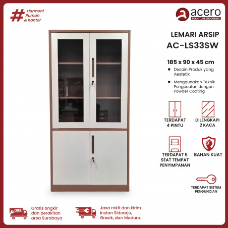 Lemari Arsip Besi Swing - AC LS 33SW