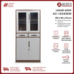 Lemari Arsip Besi Swing - AC LS 342SW