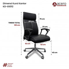 Kursi Kantor Roda - KD E6012