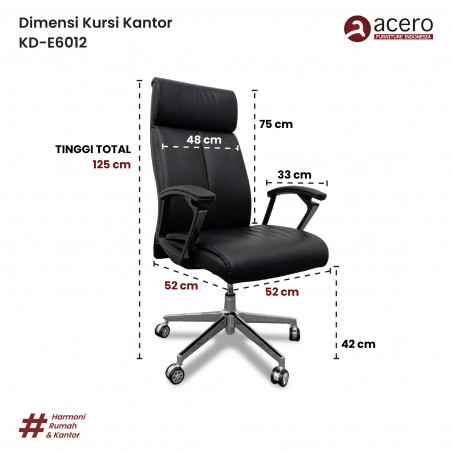 Kursi Kantor Roda - KD E6012