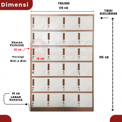 Lemari Loker Acero LS424