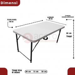 Meja Lipat ML-1260