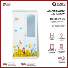 Lemari Pakaian Anak LBK-582SW