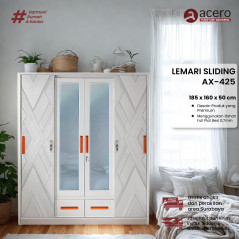 Lemari Besi Sliding 4 Pintu - AX Series Gen 2