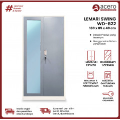 Lemari Besi Swing 2 Pintu - WD Series