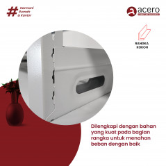 Rak Buku Besi 6 Tingkat - AABS201