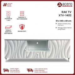 Meja TV Besi Minimalis - XTV 140cm